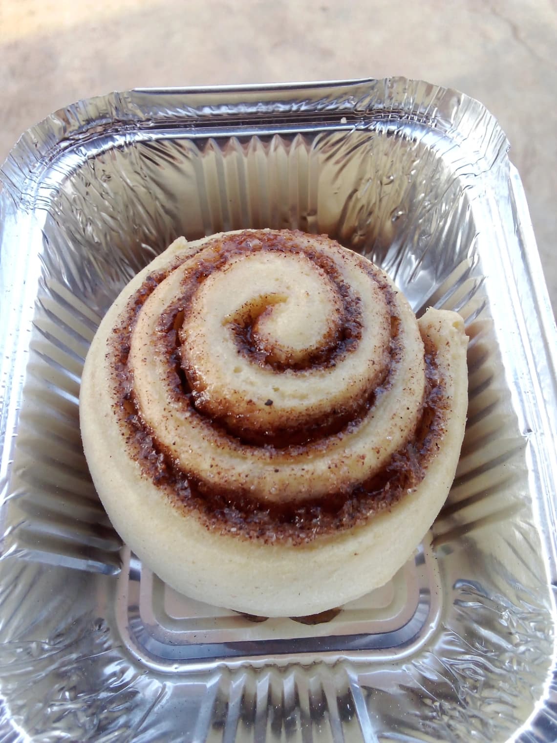 A pack of cinnamon rolls without cream