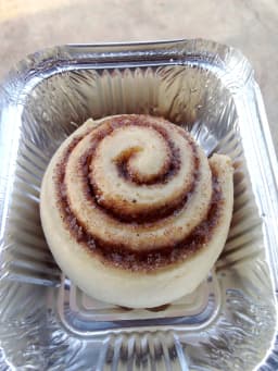 A pack of cinnamon rolls without cream